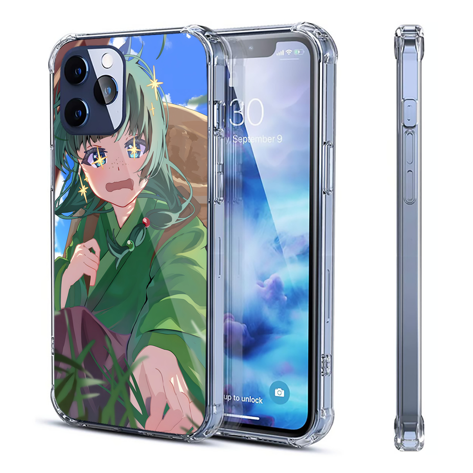（画像用） 薬屋のひとりごと The Apothecary Diaries 【iPhone 12シリーズ対応】透明スマホケース（クリアソフトケース）